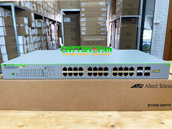 AT-GS950/28PSV2-50 Switch Allied Telesis 24-port 10/100/1000T POE, 4 SFP ports