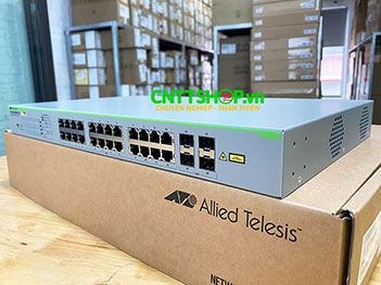 AT-GS950/28PSV2-50 Switch Allied Telesis 24-port 10/100/1000T POE, 4 SFP ports