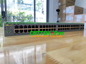 AT-GS950/48PS Switch Allied Telesis 48 Ports (24 POE+ Enabled) WebSmart, 4 SFP Combo Ports