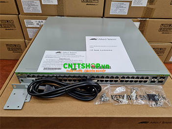 Switch Allied Telesis AT-GS950/52PSV2-50, 48x 1GE PoE+, 4x 1G SFP Ports, EU Power Cord