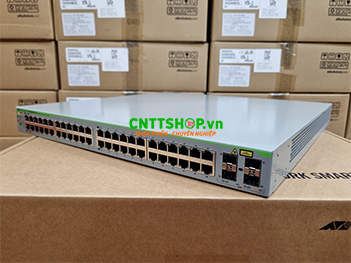Switch Allied Telesis AT-GS950/52PSV2-50, 48x 1GE PoE+, 4x 1G SFP Ports, EU Power Cord