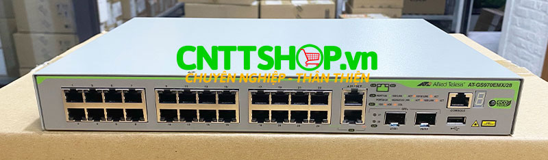 AT-GS970EMX/28-50 Allied Telesis 24x 1GE, Layer 3 Lite Access Switches