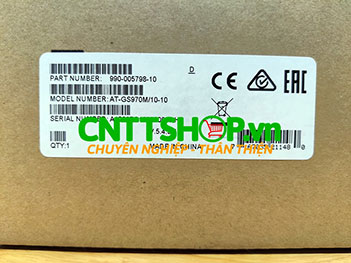 AT-GS970M/10 Switch Allied Telesis 8 Ports 10/100/1000T, 2 x 100/1000X SFP ports