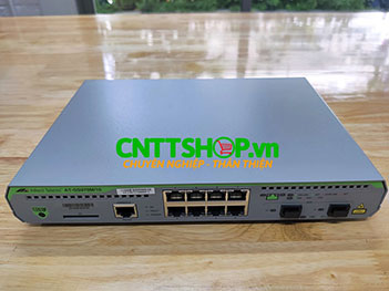 AT-GS970M/10 Switch Allied Telesis 8 Ports 10/100/1000T, 2 x 100/1000X SFP ports