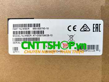 AT-GS970M/28 Switch Allied Telesis 24 Ports 10/100/1000T, 4 SFP Uplink ports