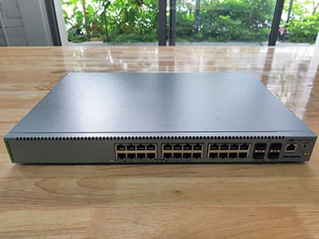 AT-GS970M/28PS Switch Allied Telesis 24 Ports PoE+ 370W, 4 x 100/1000X SFP ports