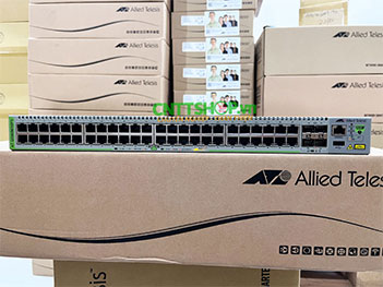 AT-GS980M/52PS-50 Switch Allied Telesis EU Power Cord, Layer 3, 48-port 10/100/1000T