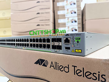 AT-GS980M/52PS-50 Switch Allied Telesis EU Power Cord, Layer 3, 48-port 10/100/1000T