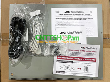 AT-GS980M/52PS-50 Switch Allied Telesis EU Power Cord, Layer 3, 48-port 10/100/1000T