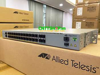 AT-IE510-28GSX-80 Allied Telesis 24 Ports SFP, 4x 1/10G SFP+, Industrial, Stackable Layer 3 Switch