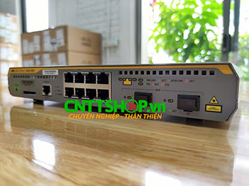 AT-x230-10GT-10 Switch Allied Telesis US Power Cord, 2 cổng uplink quang 1GbE