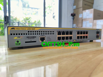 AT-x230-18GP Switch Allied Telesis Layer 3, 16 Cổng PoE+, 2 Cổng SFP 1GE Uplink