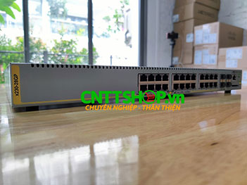 AT-x230-28GP Allied Telesis 24 x 10/100/1000T PoE ports, 4 x 100/1000X SFP ports
