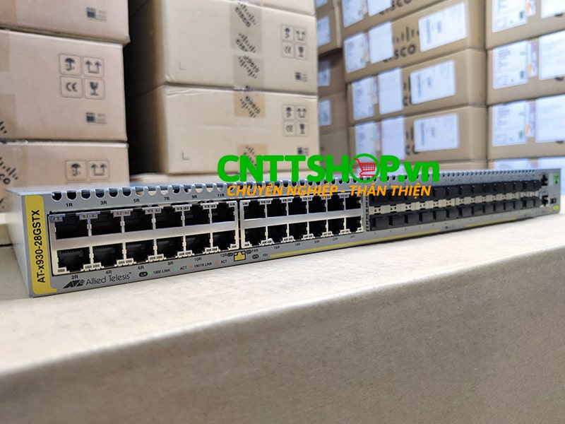 Switch Allied Telesis AT-x930-28GSTX-00 Chính Hãng