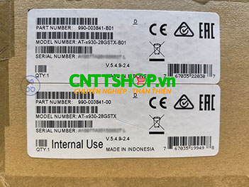 AT-x930-28GSTX-00 Allied Telesis 24 Ports 10/100/1000T, 24 Ports 100/1000 SFP stackable, 4 SFP+ ports