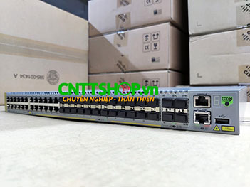 AT-x930-28GSTX-00 Allied Telesis 24 Ports 10/100/1000T, 24 Ports 100/1000 SFP stackable, 4 SFP+ ports