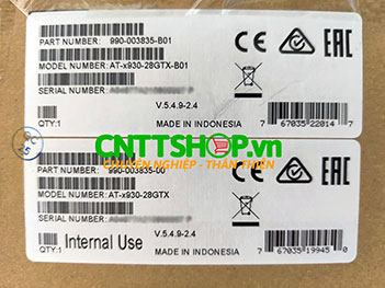 AT-x930-28GTX-00 Allied Telesis 24 Ports 10/100/1000T Stackable, 4 SFP+ Ports Uplink