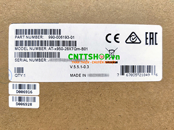 AT-x950-28XTQm Allied Telesis 24 Ports mGig stackable switch, 4 x 40G/100G QSFP+/QSFP28 ports, a XEM bay