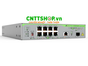 Switch Allied Telesis AT-GS910/10XST Unmanaged 8 Ports 10/100/1000M, 1 Ports SFP 10G Uplinks, 1 Ports RJ45 10G uplinks