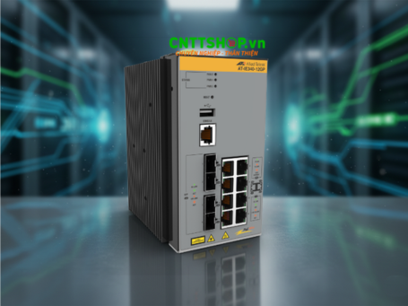 Switch Công Nghiệp Layer 3 AT-IE340-12GP/C-980 8x PoE+ 1G, 4x SFP 1G