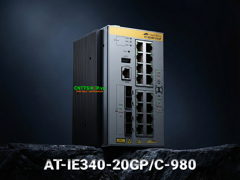 Switch công nghiệp Allied Telesis AT-IE340-20GP/C-980