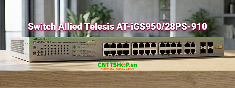 Switch Allied Telesis AT-iGS950/28PS-910