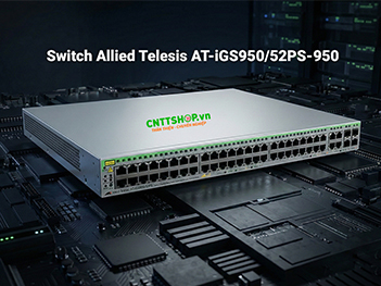 Allied Telesis AT-iGS950/52PS-950 Switch Layer 2, 52 Ports, EU Power Cord