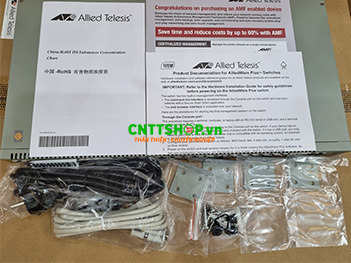 AT-x220-52GP-B51 Switch Allied Telesis EU Power Cord, Layer 3, Managed