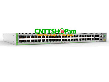 AT-GS980M/52 Switch Allied Telesis 48 Ports 10/100/1000T, 4 SFP slots Uplink, Layer 3