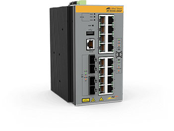 AT-IE340-20GP-80 Allied Telesis 16 Ports PoE+, 4 SFP Slot, Industrial Ethernet, Layer 3 Switch