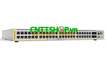 AT-x510L-52GT Allied Telesis 48 Ports 10/100/1000T switch with 4 SFP+ ports and a single fixed PSU