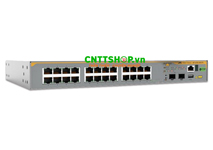 Allied Telesis AT x240-26GHXm - Switch - L3 - Managed - 24 x 10/100/1000/2.5G/5G (PoE++) + 2 x 1/10 Gigabit SFP+
