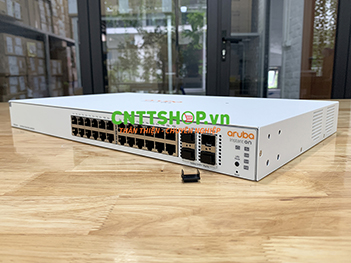 JL684A Aruba 24G Class4 PoE 4SFP/SFP+ 370W Switch