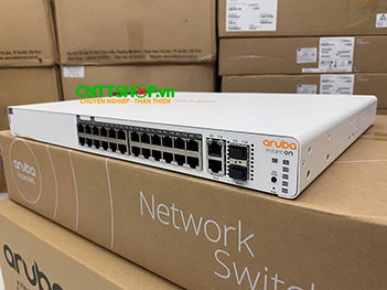 JL807A Aruba Instant On 1960 24 Ports PoE+ 370W, 2XGT 2SFP+ Switch