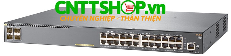 Switch Aruba JL356A 2540 24 Ports 10/100/1000 PoE+ 370W, 4 SFP+ Uplink