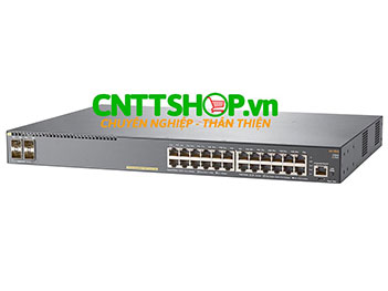 JL356A Switch Aruba 2540 24 Ports 10/100/1000 PoE+ 370W, 4 SFP+ Uplink
