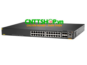 JL666A Aruba 6300F 24 Ports 1GbE PoE+ and 4 Port SFP56 Switch