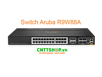 Switch Aruba R9W88A 24XT4XF4C 3 Fans, 2 AC Power Supplies