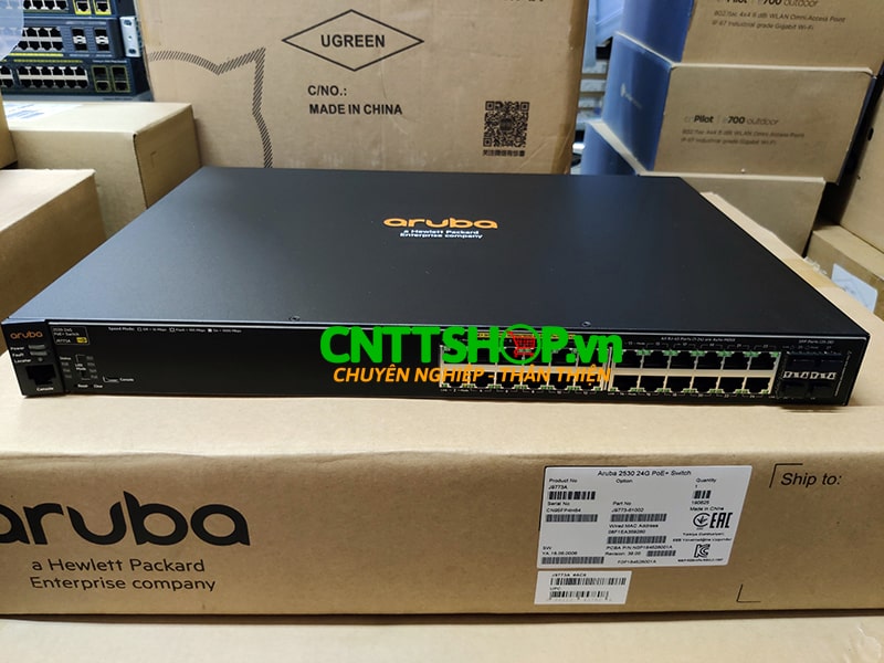 Switch Aruba J9773A 2530 24 Port 1G PoE+ 195W, 4 SFP Uplink
