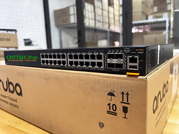JL668A Aruba 6300F 24-port 1GbE and 4-port SFP56 Switch