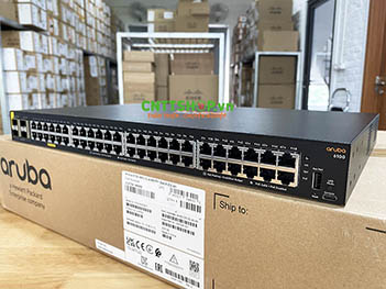 JL675A Aruba 6100 48G Class4 PoE 4SFP+ 370W Switch
