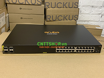 JL677A Aruba 6100 24G Class4 PoE 4SFP+ 370W Switch