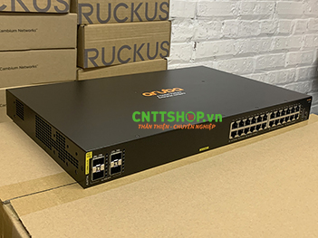 JL677A Aruba 6100 24G Class4 PoE 4SFP+ 370W Switch