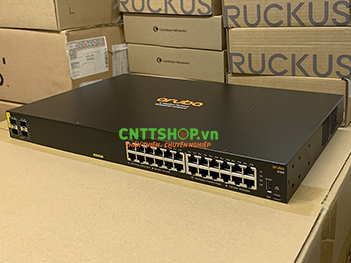 JL677A Aruba 6100 24G Class4 PoE 4SFP+ 370W Switch