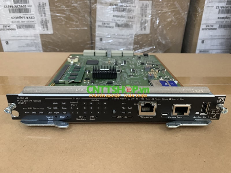 HP J9827A 5400R zl2 Management Module Switch