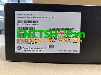 Cambium EX1028-P Cambium cnMatrix Intelligent Ethernet PoE+ Switch 24 Ports
