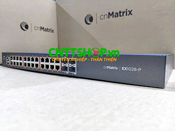 Cambium EX1028-P Cambium cnMatrix Intelligent Ethernet PoE+ Switch 24 Ports