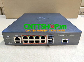 Cambium EX2010-P Switch Cambium 8 Ports GE PoE, 2 SFP Uplink