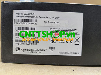 Cambium EX2028-P Switch Cambium 24 Ports GE PoE, 4 SFP+ Uplink