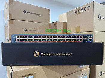 cnMatrix EX2052-P Switch Cambium 48 Ports GE PoE+, 4x 10G SFP+ Uplink